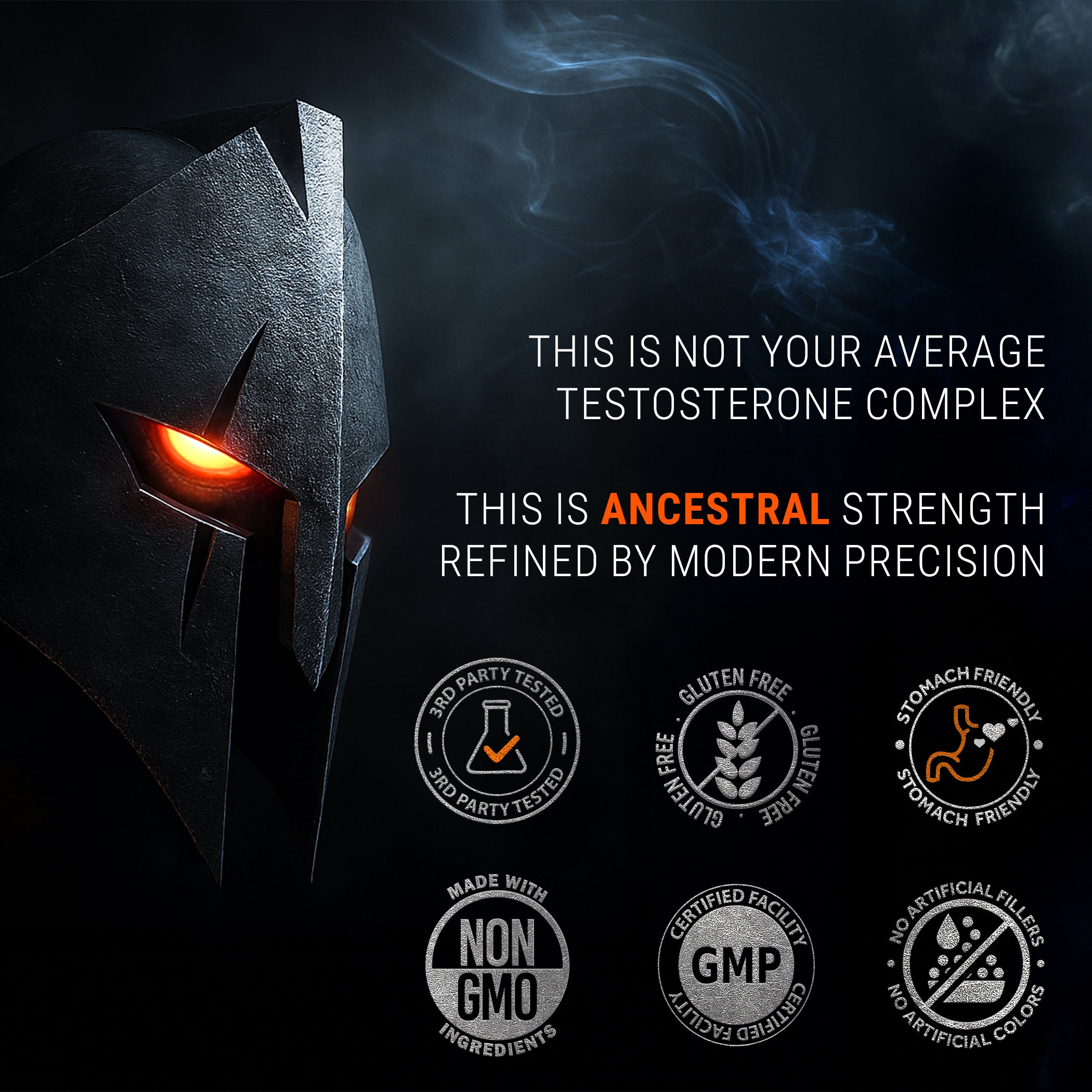 Testosterone+ Booster for Men 15-in-1 Performance Complex | 120 Capsules