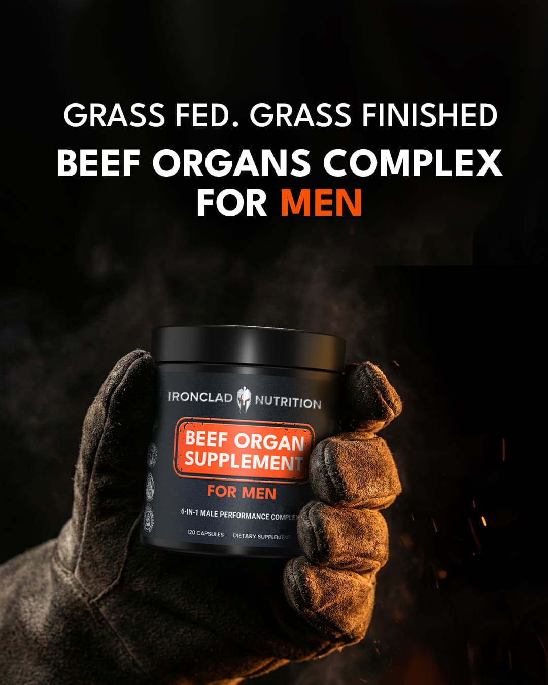 Ironclad Beef Organs Complex for Men