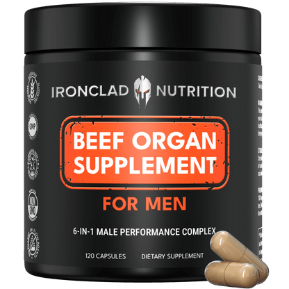 Grass - Fed Beef Organs Complex for Men - Ironclad Nutrition