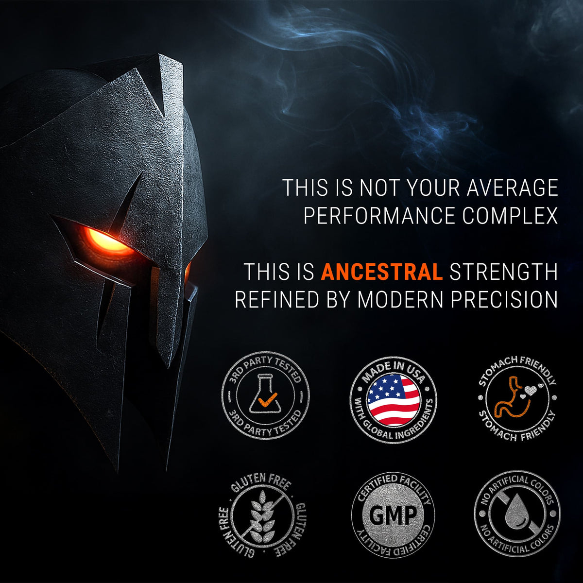 Natural Testosterone+ Supplement for Men - 15-in-1 Performance Complex - Ironclad Nutrition